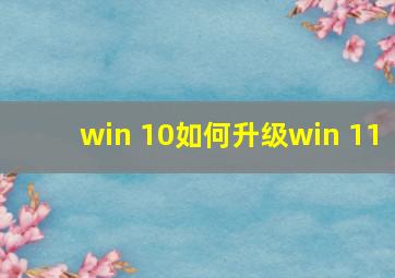 win 10如何升级win 11